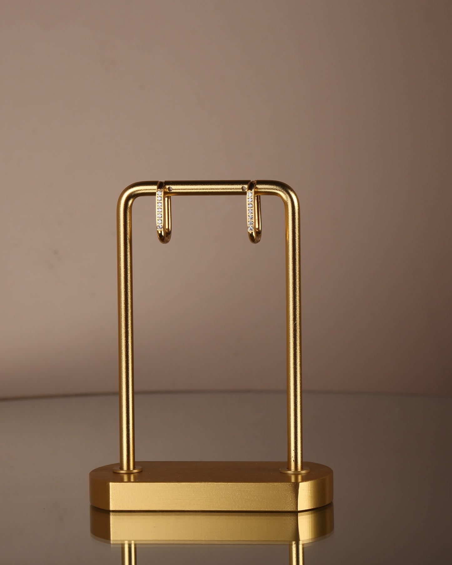 Zirkonia gouden oorbellen